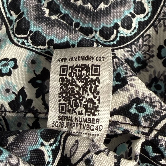 Vera Bradley Leather Carryall Triple Compartment Crossbody-New - Picture 10 of 14